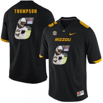 Missouri Tigers 6 Khmari Thompson Black Nike Fashion College Football Jersey