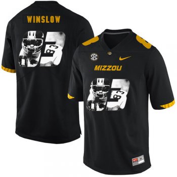 Missouri Tigers 83 Kellen Winslow Black Nike Fashion College Football Jersey