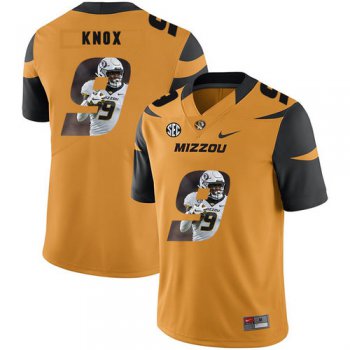 Missouri Tigers 9 Jalen Knox Gold Nike Fashion College Football Jersey