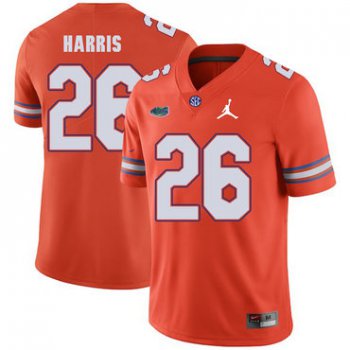 Florida Gators 26 Marcell Harris Orange College Football Jersey