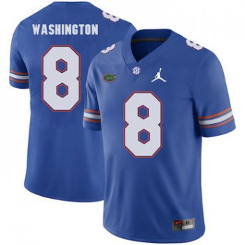 Florida Gators 8 Nick Washington Blue College Football Jersey