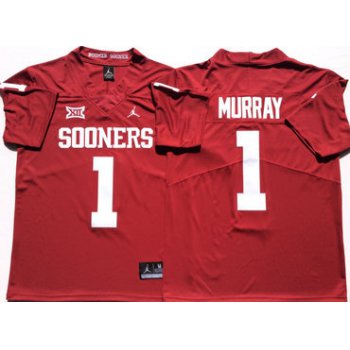 Oklahoma Sooners 1 Kyler Murray Red College Football Jersey