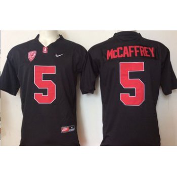 Stanford Cardinal 5 Christian McCaffrey Black College Football Jersey