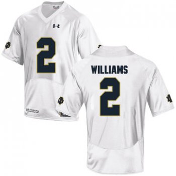 Notre Dame Fighting Irish 2 Dexter Williams White College Football Jersey