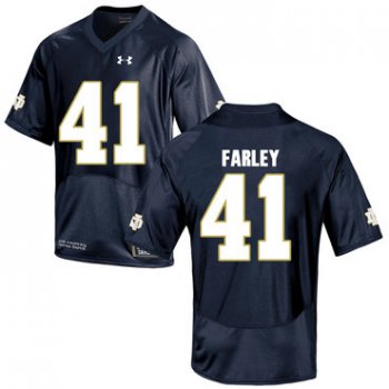 Notre Dame Fighting Irish 41 Matthias Farley Navy College Football Jersey