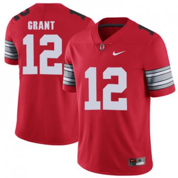 Ohio State Buckeyes 12 Doran Grant Red 2018 Spring Game College Football Limited Jersey