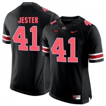 Ohio State Buckeyes 41 Hayden Jester Blackout College Football Jersey