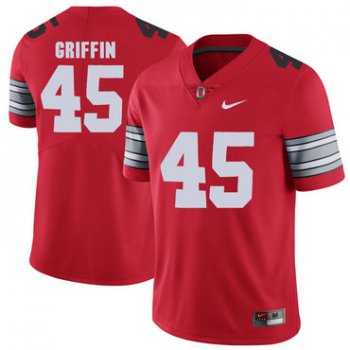 Ohio State Buckeyes 45 Archie Griffin Red 2018 Spring Game College Football Limited Jersey