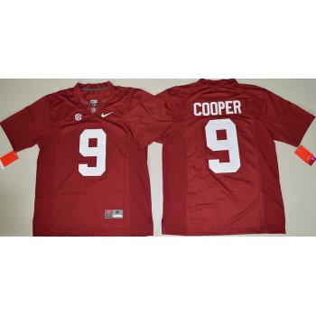 Men's Alabama Crimson Tide #9 Amari Cooper Red Limited Stitched College Football Nike NCAA Jersey