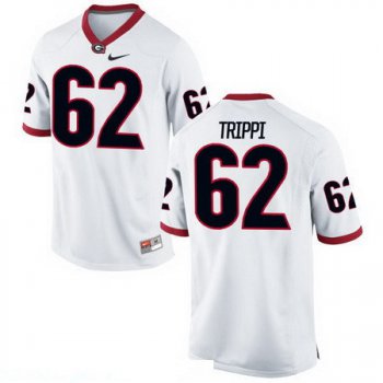 Men's Georgia Bulldogs #62 Charley Trippi White Stitched College Football 2016 Nike NCAA Jersey