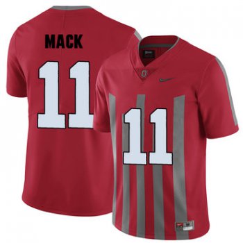 Ohio State Buckeyes 11 Austin Mack Red College Football EliteJersey