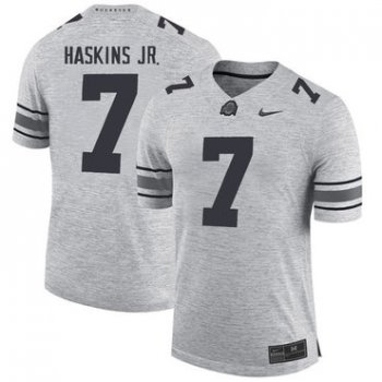 Ohio State Buckeyes 7 Dwayne Haskins Gray College Football Jersey