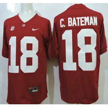 Alabama Crimson Tide #18 Cooper Bateman Red 2015 College Football Nike Limited Jersey