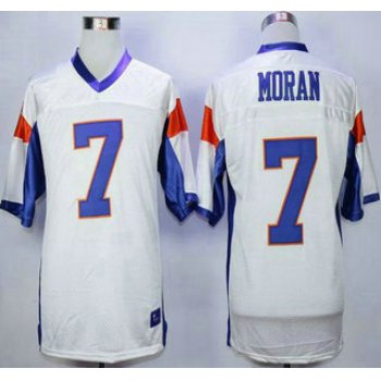 Blue Mountain State #7 Alex Moran White 2015 College Football Jersey