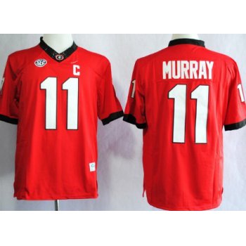 Georgia Bulldogs #11 Aaron Murray 2014 Red Limited Jersey