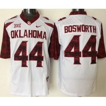 Men's Oklahoma Sooners #44 Brian Bosworth White 2016 College Football Nike Limited Jersey