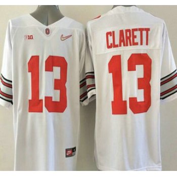 Ohio State Buckeyes #13 Maurice Clarett White Diamond Quest College Football Nike Limited Jersey