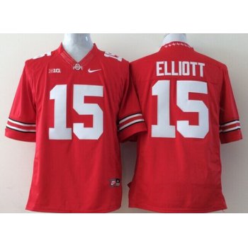 Ohio State Buckeyes #15 Ezekiel Elliott 2014 Red Limited Jersey