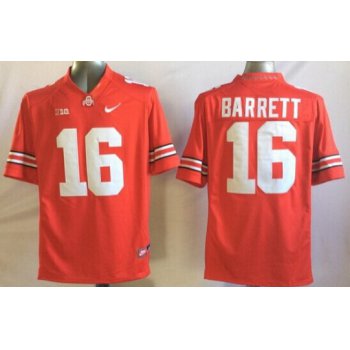 Ohio State Buckeyes #16 J.T. Barrett 2014 Red Limited Jersey