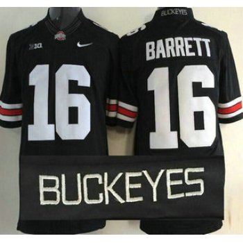 Ohio State Buckeyes #16 J.T. Barrett Black 2015 College Football Nike Limited Jersey