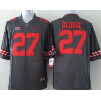 Ohio State Buckeyes #27 Eddie George 2014 Gray Limited Jersey