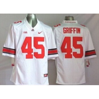 Ohio State Buckeyes #45 Archie Griffin 2014 White Limited Jersey