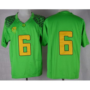 Oregon Ducks #6 Charles Nelson 2013 Light Green Limited Jersey