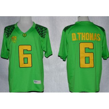 Oregon Ducks #6 DeAnthony Thomas 2013 Light Green Limited Jersey