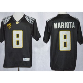 Oregon Ducks #8 Marcus Mariota 2013 Black Limited Jersey