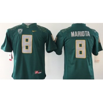 Oregon Ducks #8 Marcus Mariota 2014 Dark Green Limited Jersey