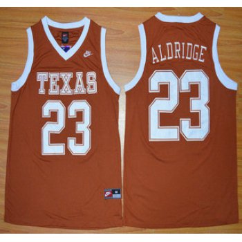 Texas Longhorns #12 LaMarcus Aldridge Burnt Orange College Basketball Jersey