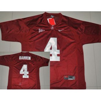 Alabama Crimson Tide #4 Mark Barron Red Jersey