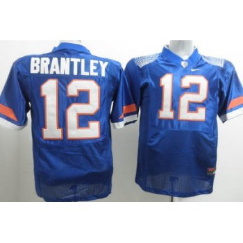 Florida Gators #12 John Brantley Blue Fighting Jersey