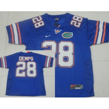 Florida Gators #28 Jeff Demps Blue Jersey