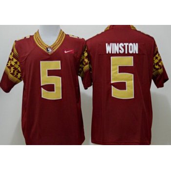 Florida State Seminoles #5 Jameis Winston 2014 Red Limited Jersey