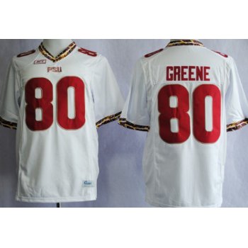 Florida State Seminoles #80 Rashad Greene 2013 White Jersey