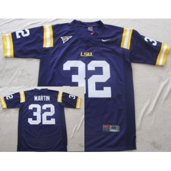 LSU Tigers #32 Martin Purple Jersey