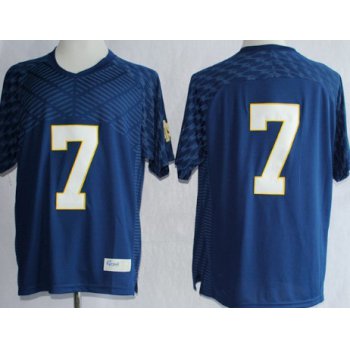 Notre Dame Fighting Irish #7 Stephon Tuitt 2013 Navy Blue Jersey