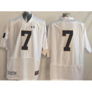 Notre Dame Fighting Irish #7 William Fuller 2014 White Jersey