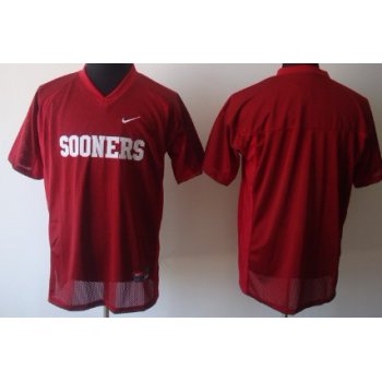 Oklahoma Sooners Blank Red Jersey