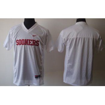 Oklahoma Sooners Blank White Jersey