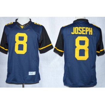 West Virginia Mountaineers #8 Karl Joseph 2013 Navy Blue Limited Jersey