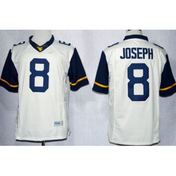 West Virginia Mountaineers #8 Karl Joseph 2013 White Limited Jersey