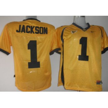 California Golden Bears #1 Jackson Yellow Jersey