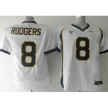 California Golden Bears #8 Rodgers White Jersey