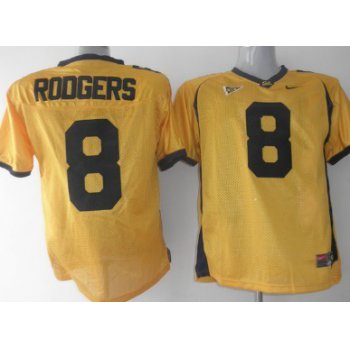 California Golden Bears #8 Rodgers Yellow Jersey