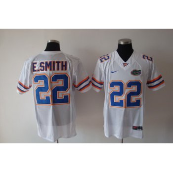 Florida Gators #22 E.Smith White Jersey