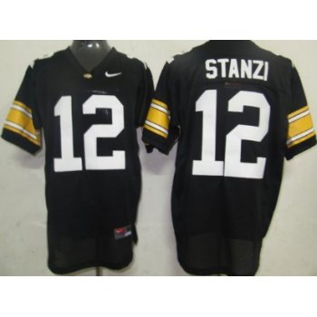 Iowa Hawkeyes #12 Ricky Stanzi Black Jersey