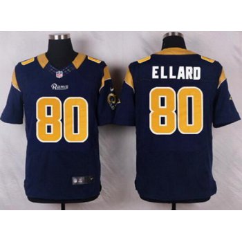 Men's St. Louis Rams #80 Henry Ellard Navy Blue Retired Player NFL Nike Elite Jersey