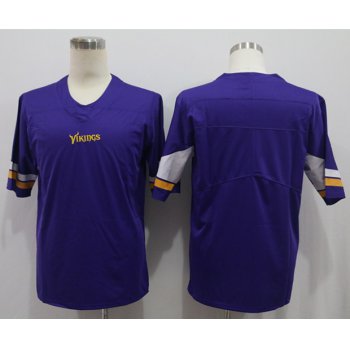 Nike Vikings Blank Purple Vapor Untouchable Limited Jersey